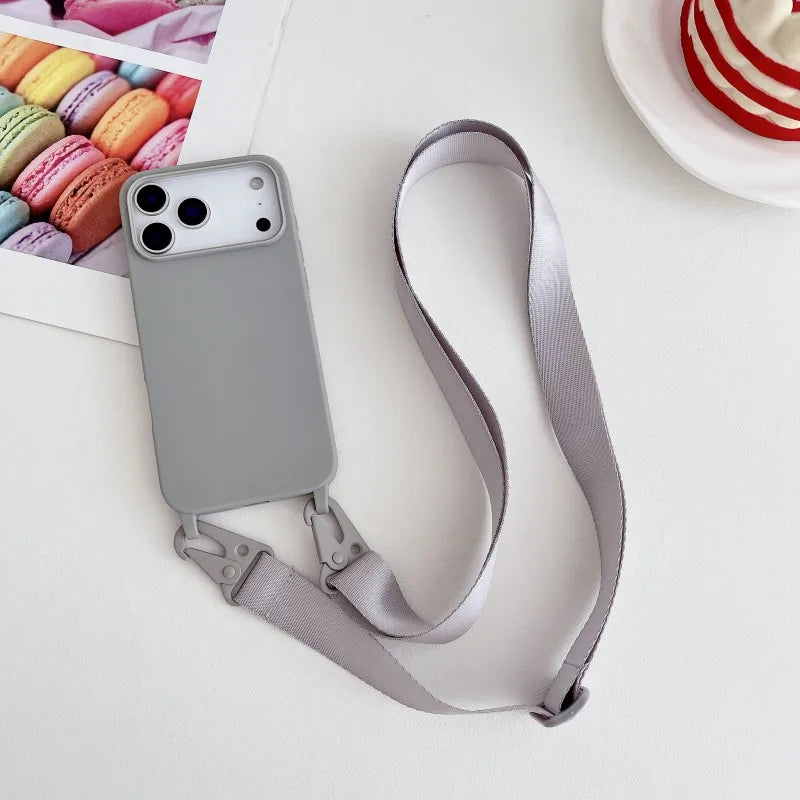 Popruh s pouzdrem pro iPhone 16-17 Pro/Pro Max/Air - více variant