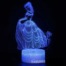 Lampa s 3D iluzí Frozen - více variant