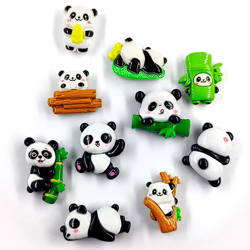 Magnety na ledničku - panda - 10 ks