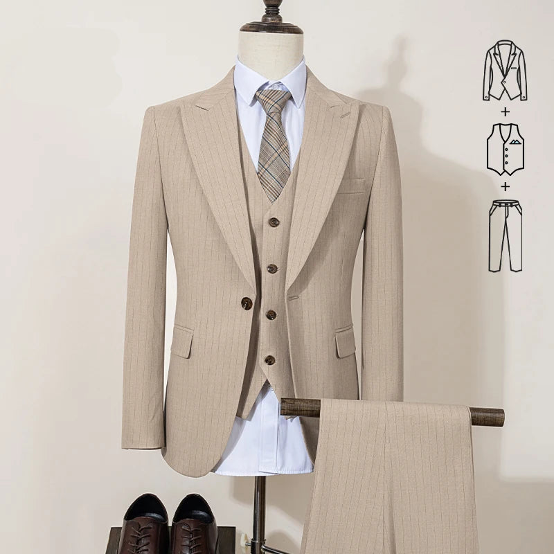 WeddingElegant™ Elegantní pánský oblek na svatbu - více variant