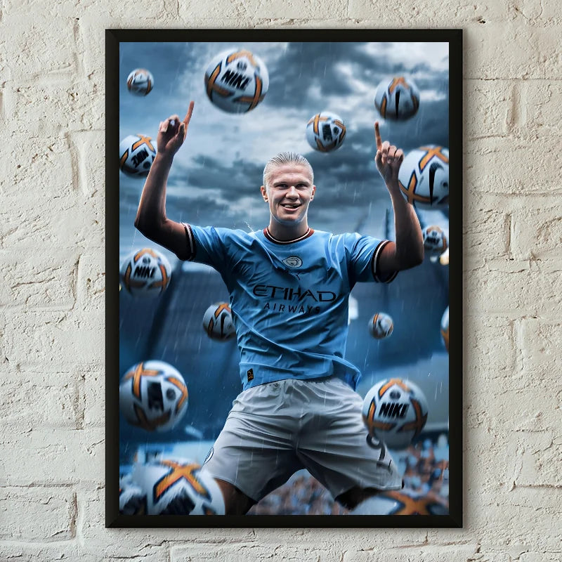 Designový obraz fotbalista - Erling Haaland