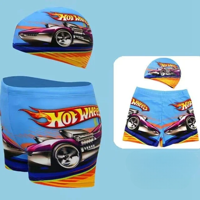 Chlapecké plavky a čepička Hot Wheels - více variant