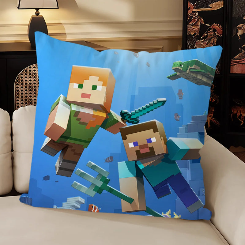Designový povlak na polštář Minecraft - více variant