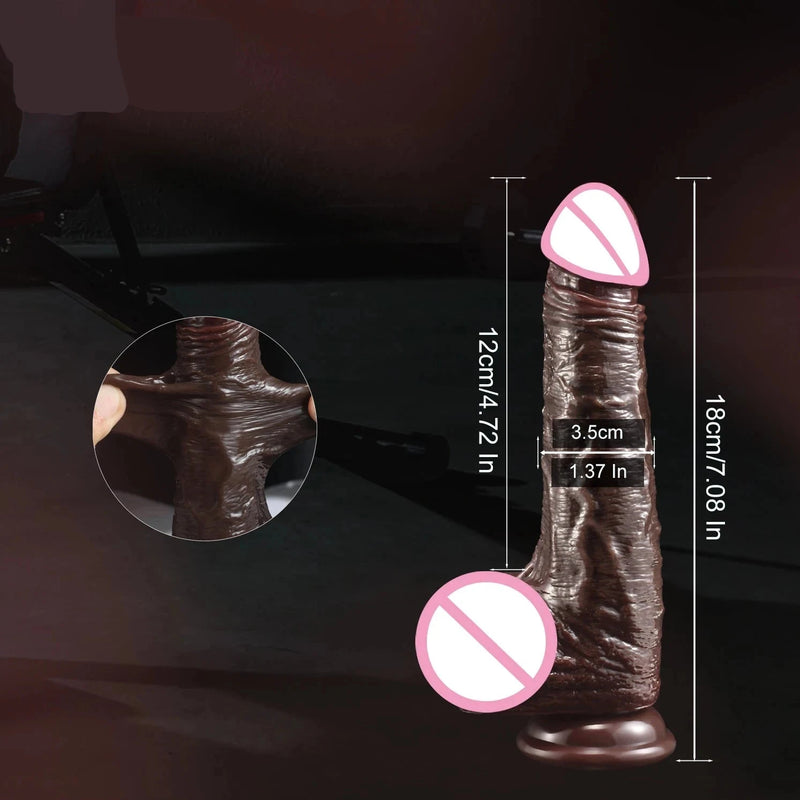 Realistické dildo s pohyblivou předkožkou - více variant