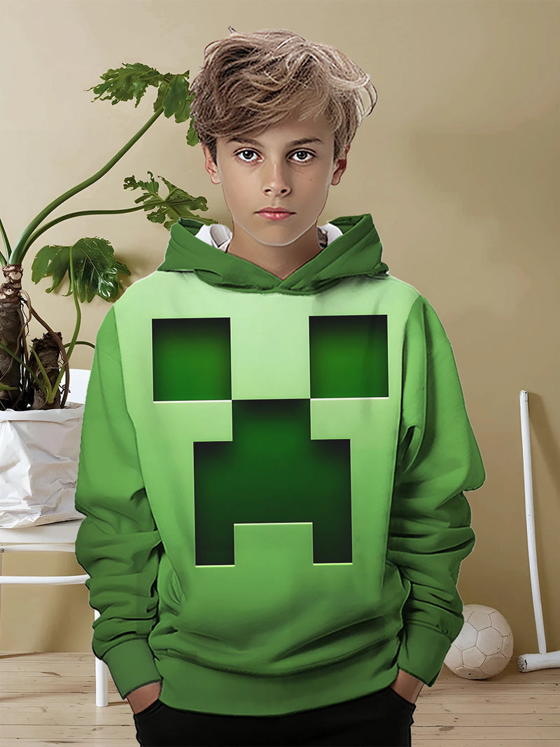 Designová dětská mikina Minecraft - více variant