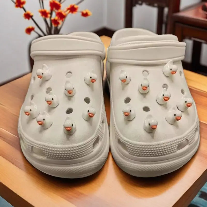 Velké ozdoby na boty Crocs - kachničky