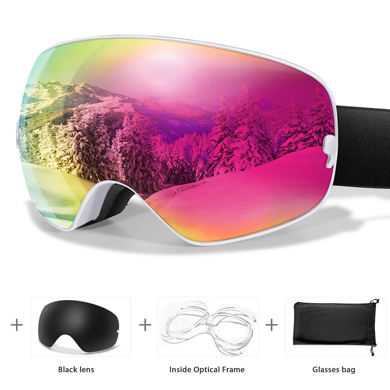 ArcticVision™ Zrcadlové polarizační lyžařské brýle s UV400 ochranou - více variant