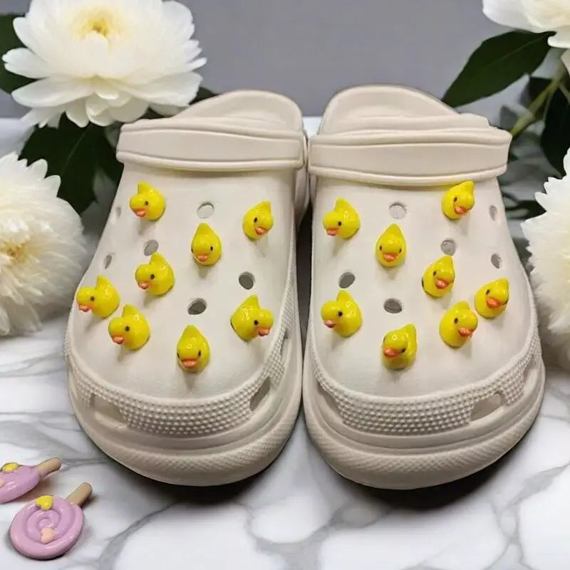 Velké ozdoby na boty Crocs - kachničky