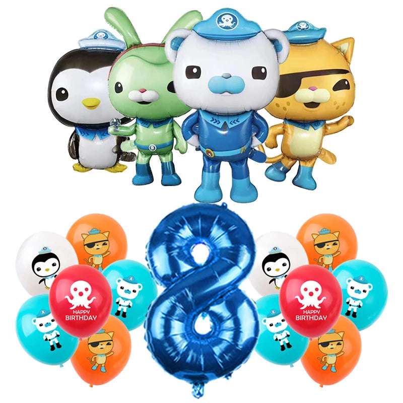 Balónková sada Octonauts na narozeniny - více variant