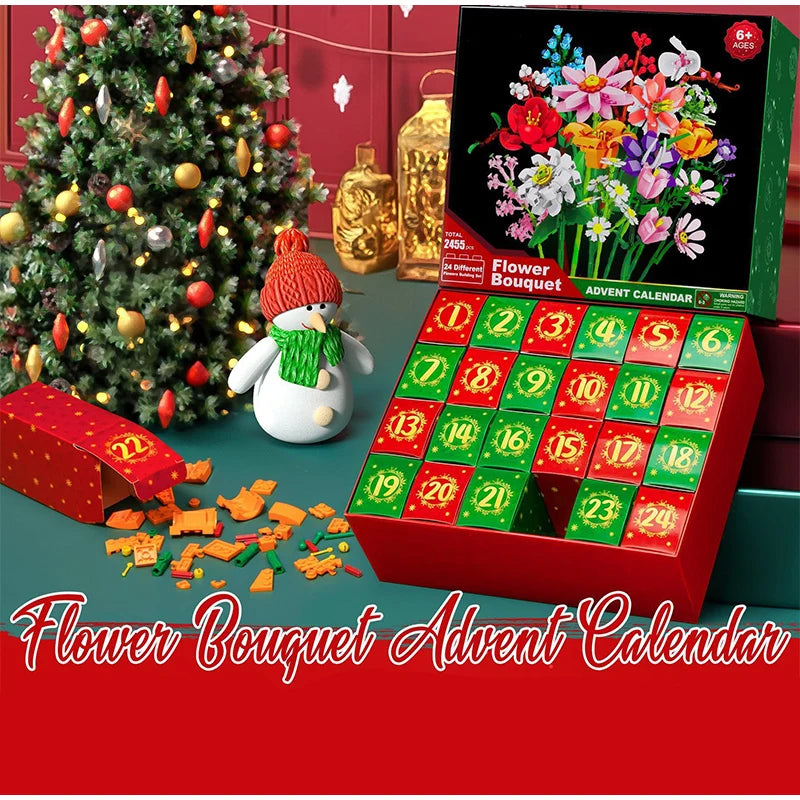 Premium adventní kalendář Flower Bouquet - více variant
