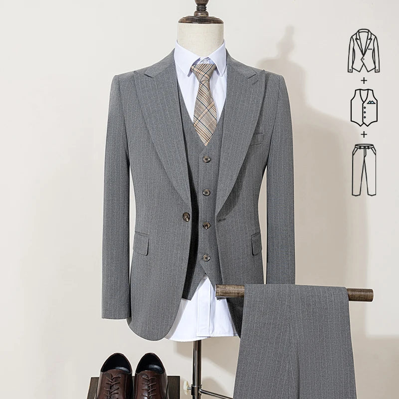 WeddingElegant™ Elegantní pánský oblek na svatbu - více variant
