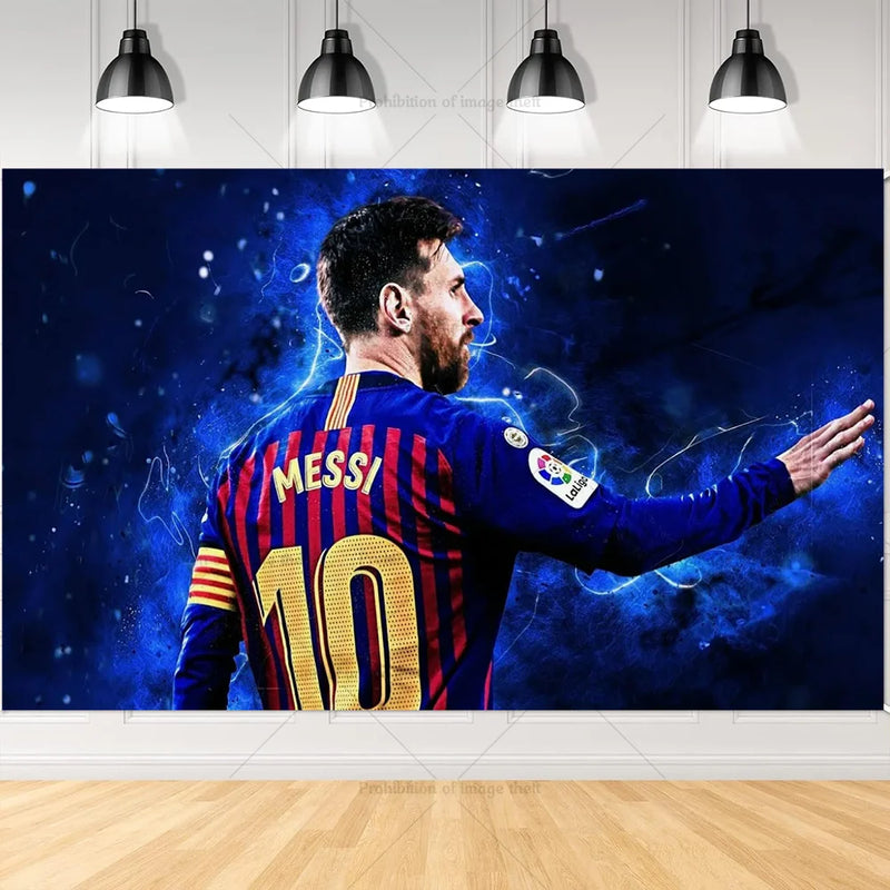 Narozeninový fotbalový párty set s balónky Lionel Messi - více variant