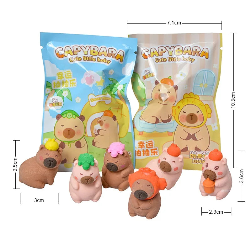 Velký Blind Box figurky 32 ks - Capybara