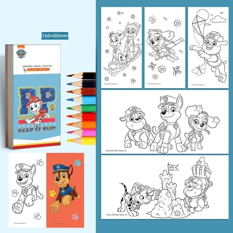 Dětské omalovánky a pastelky Paw Patrol