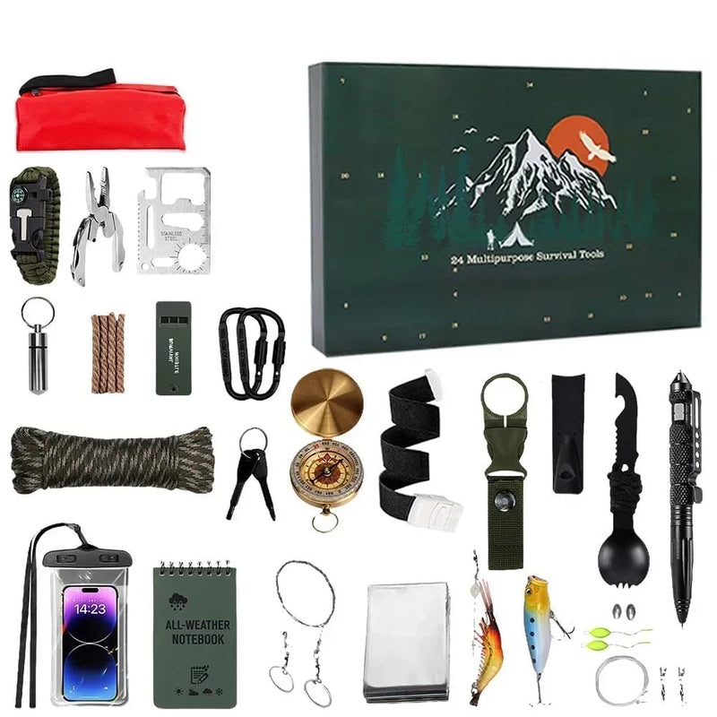 Adventní kalendář s outdoor vybavením