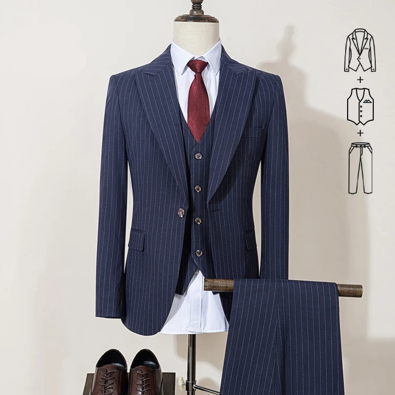 WeddingElegant™ Elegantní pánský oblek na svatbu - více variant