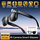 Chytré AI brýle - HD kamera, Bluetooth volání, překlad a AI funkce