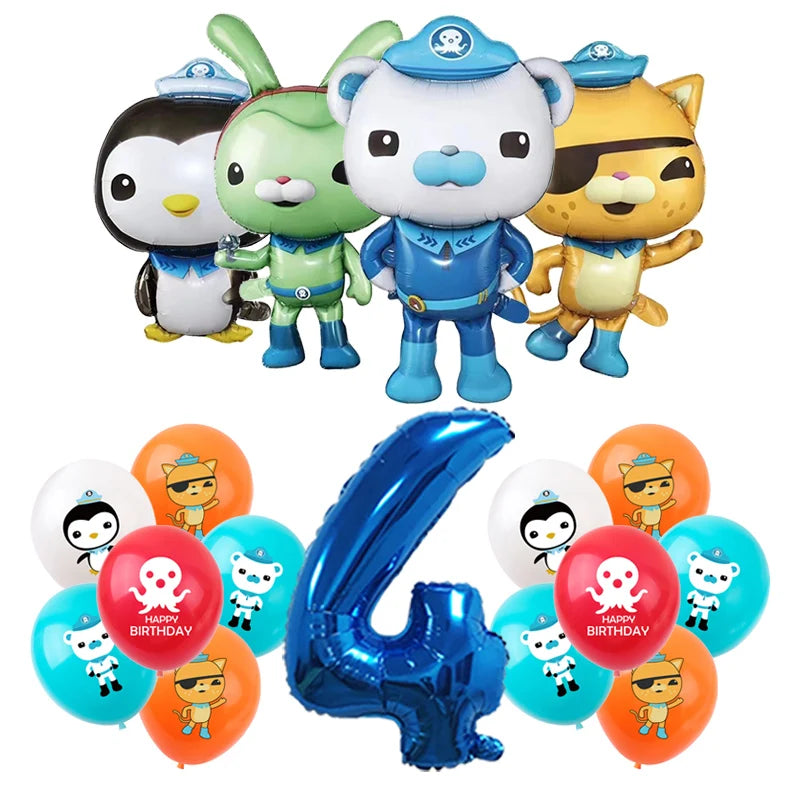 Balónková sada Octonauts na narozeniny - více variant
