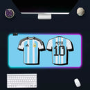 RGB svítící podložka pod klávesnici a myš Lionel Messi - více variant