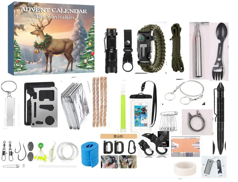 Adventní kalendář - Pomůcky na přežití v přírodě