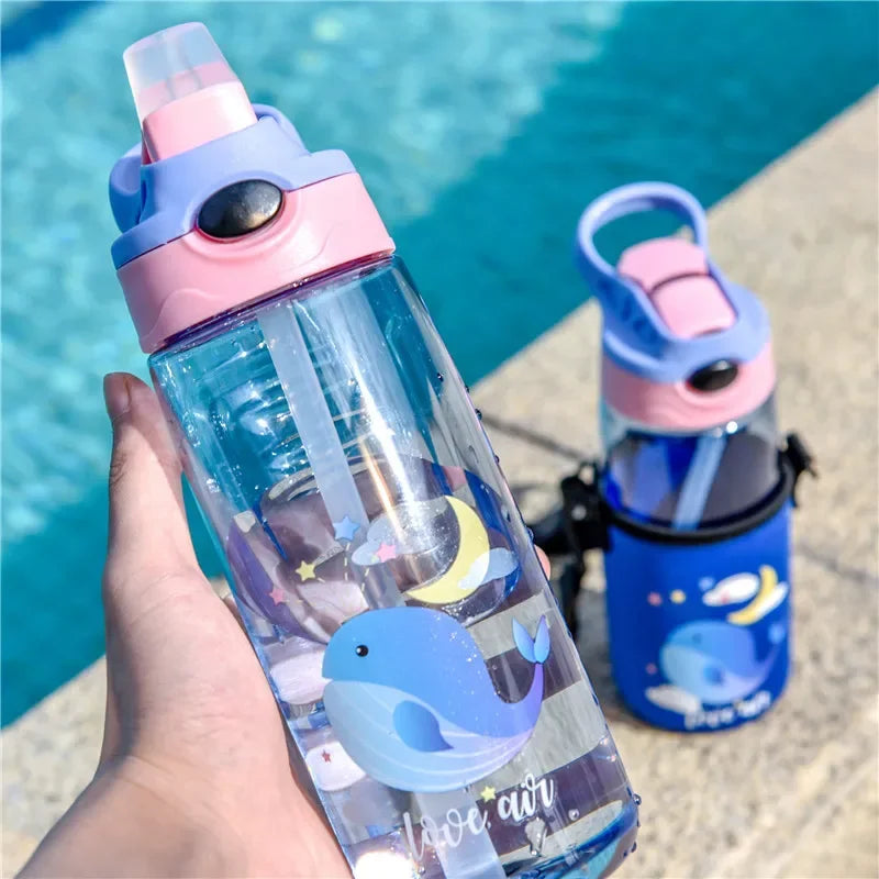 Dětská láhev na pití se zvířátky 500 ml - více variant