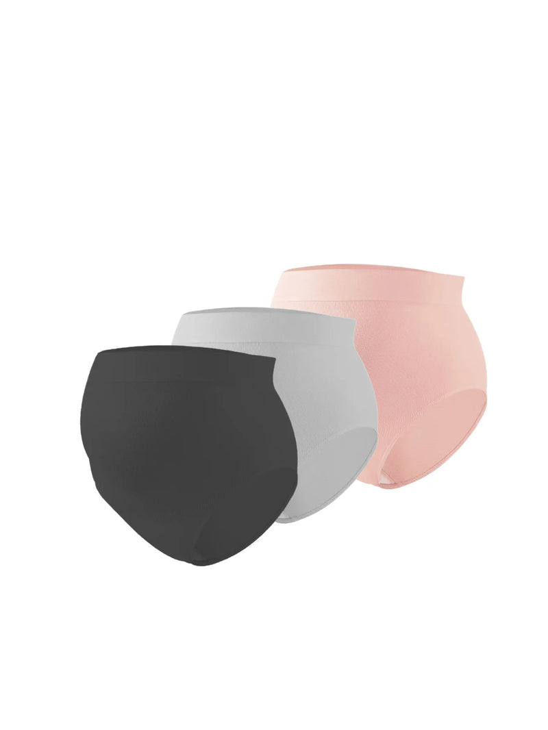 ComfyWear™ Komfortní bambusové těhotenské kalhotky - 3 ks - více variant