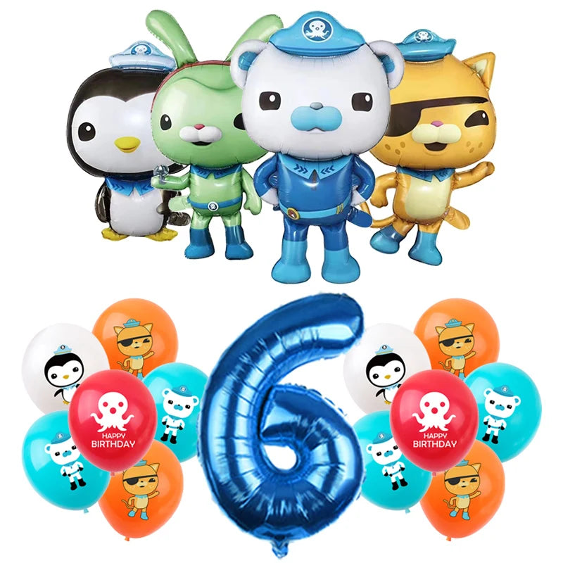 Balónková sada Octonauts na narozeniny - více variant