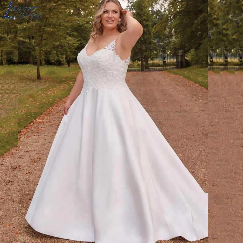 Plus Size dámské svatební šaty