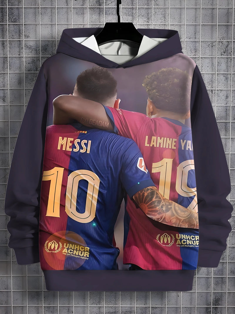 Dětská fotbalová mikina Lionel Messi a Lamine Yamal