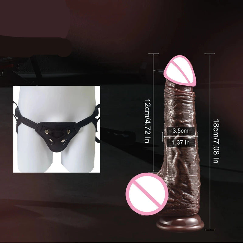 Realistické dildo s pohyblivou předkožkou - více variant