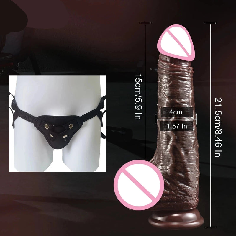 Realistické dildo s pohyblivou předkožkou - více variant
