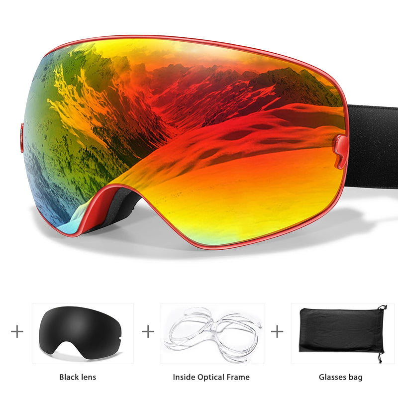 ArcticVision™ Zrcadlové polarizační lyžařské brýle s UV400 ochranou - více variant