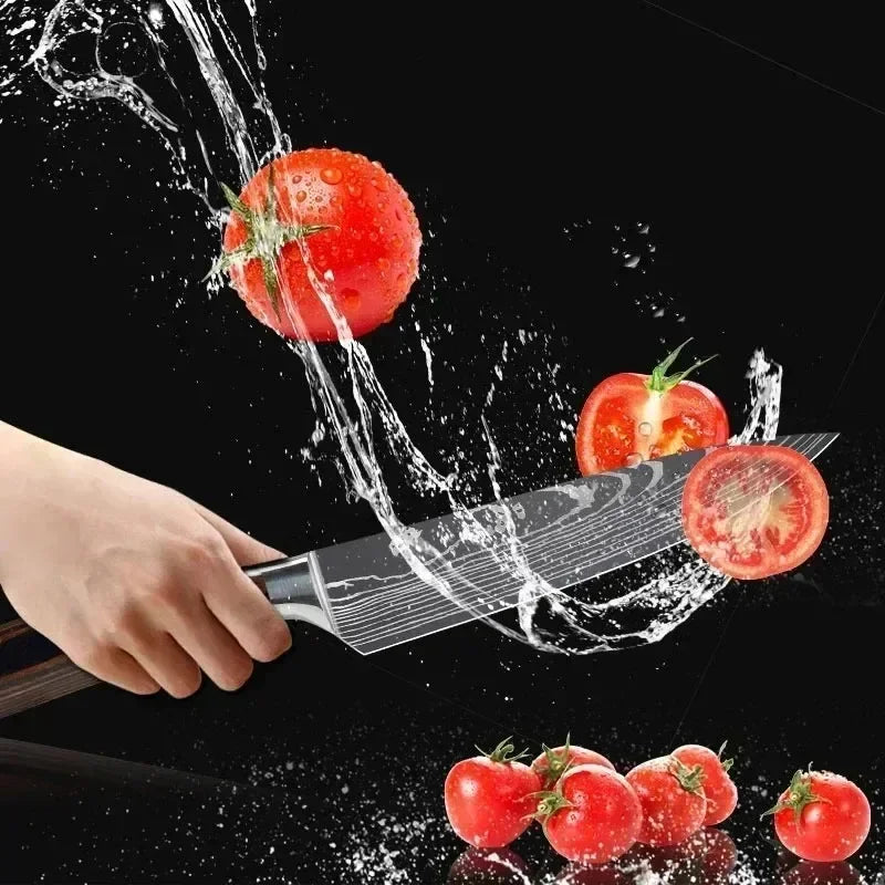 SharpMaster™ Sada kuchyňských nožů s damascénním vzorem a nůžkami