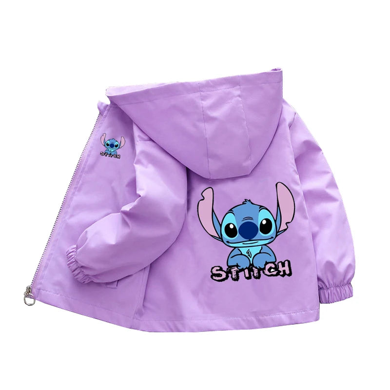 Dětská jarní a podzimní bunda Stitch - více variant