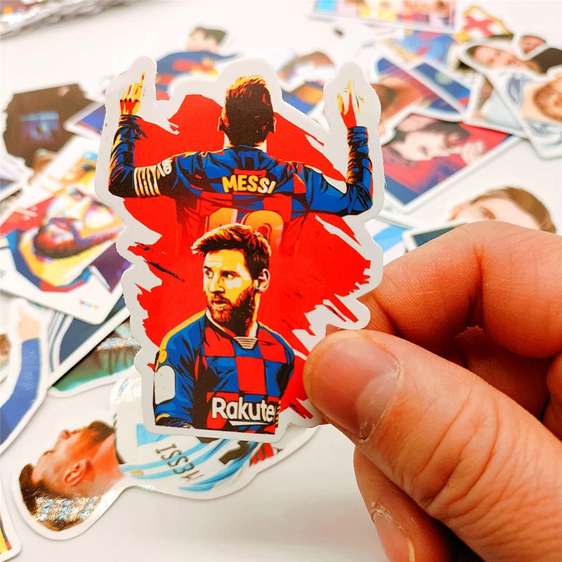 Barevné fotbalové samolepky Lionel Messi - více variant