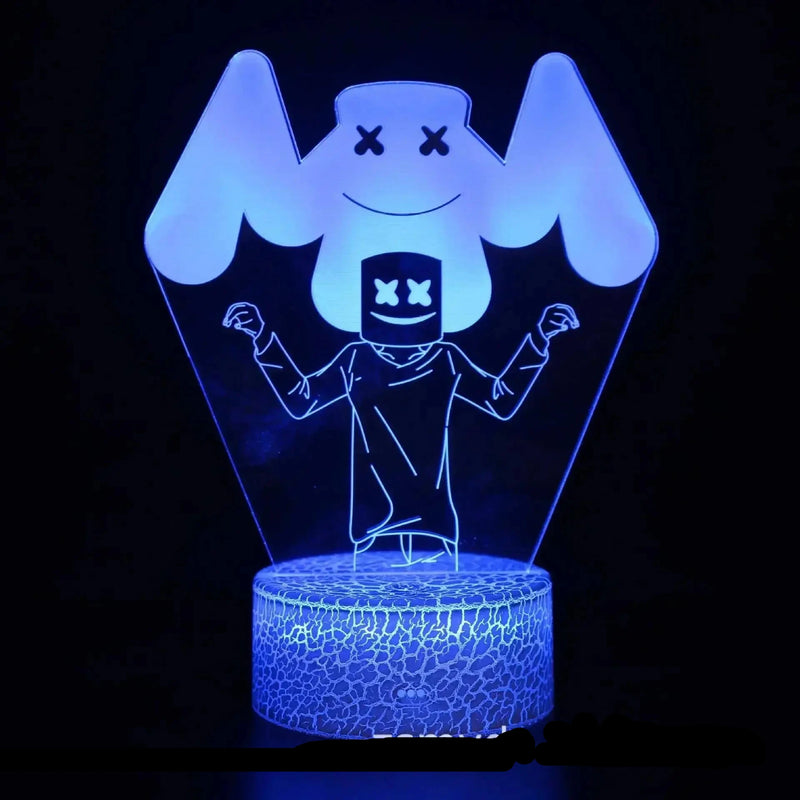 Lampa s 3D iluzí Fortnite - více variant