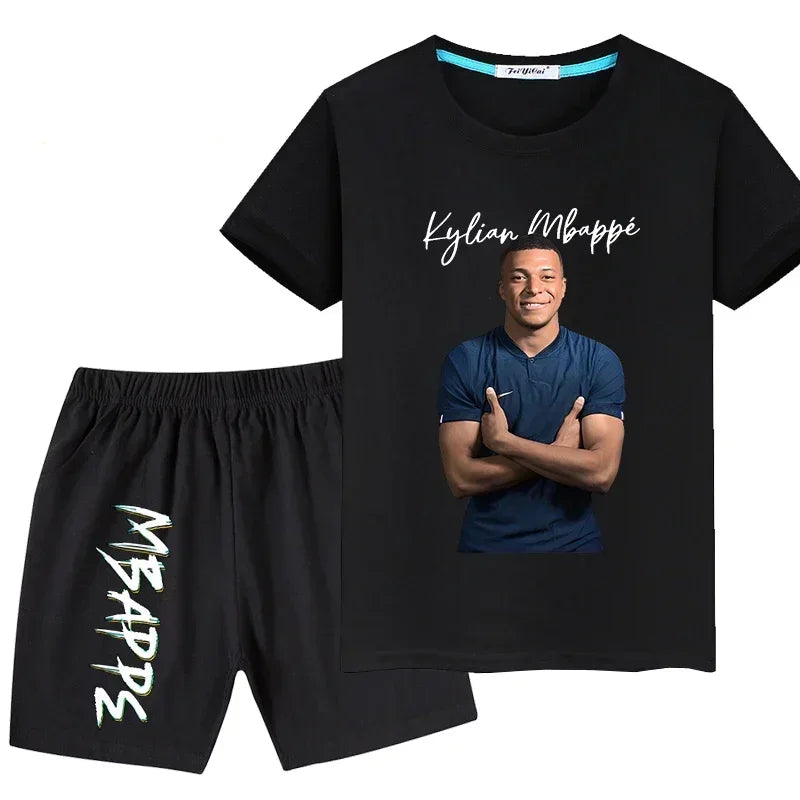 Dětská letní souprava triko a kraťasy Kylian Mbappé - více variant