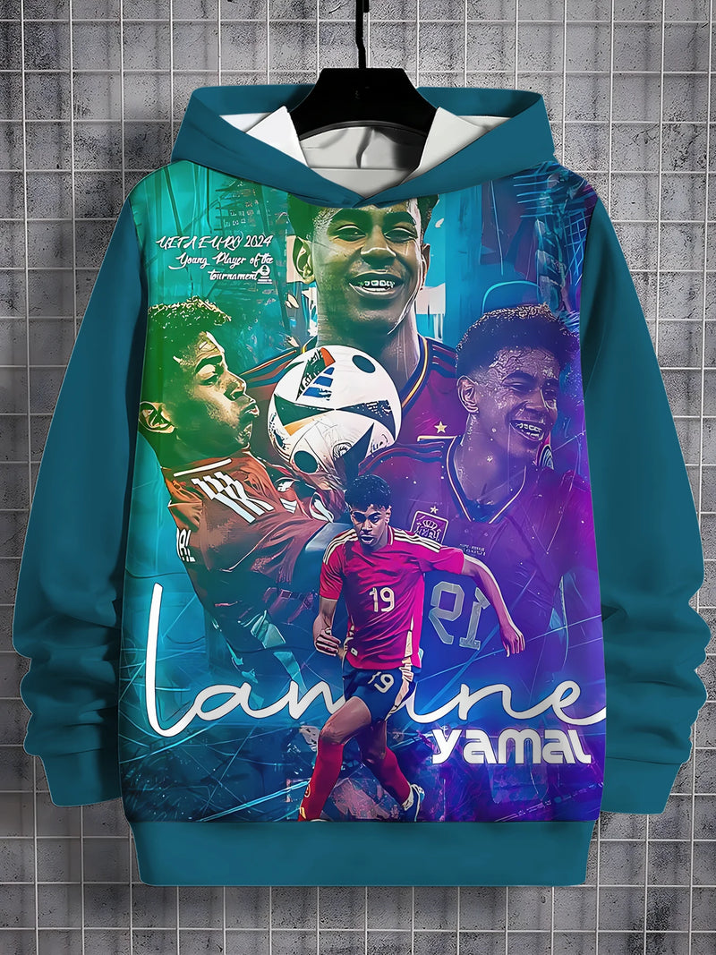 Dětská fotbalová mikina Lionel Messi a Lamine Yamal