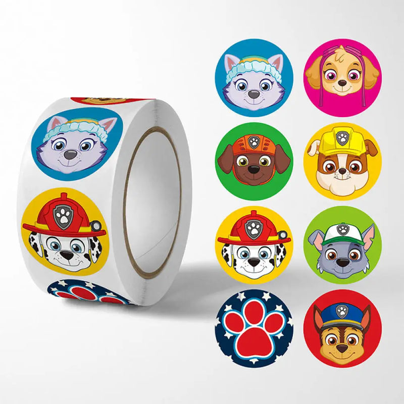Dětské samolepky Paw Patrol - 500 ks