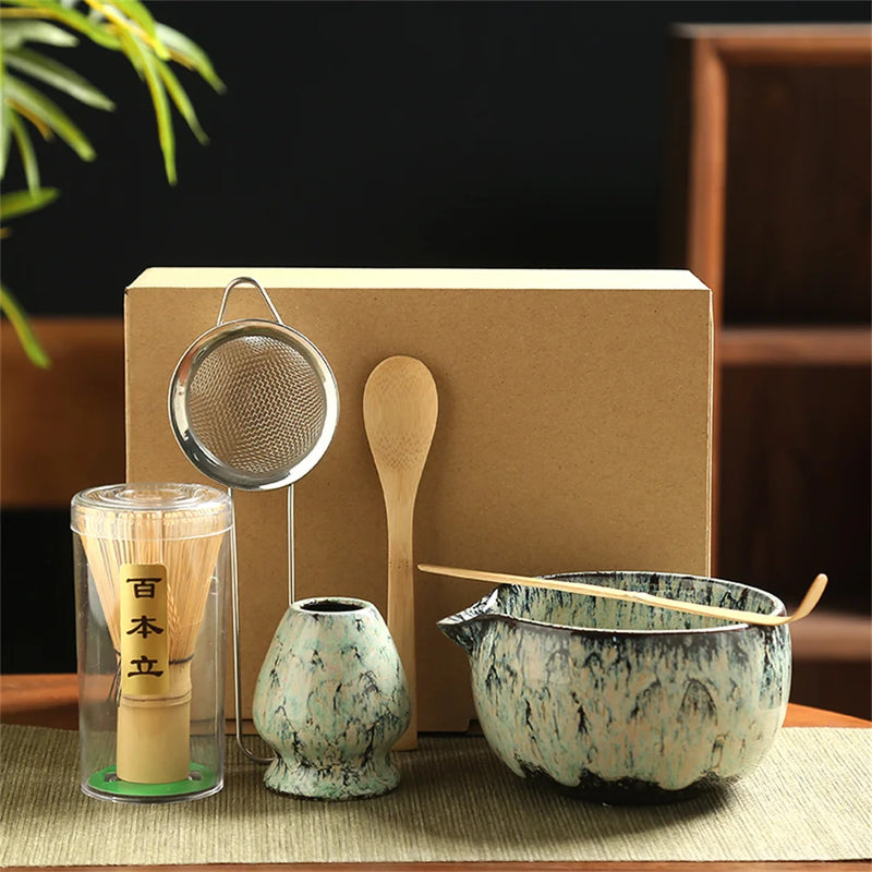 Designový japonský set na přípravu čaje Matcha - více variant