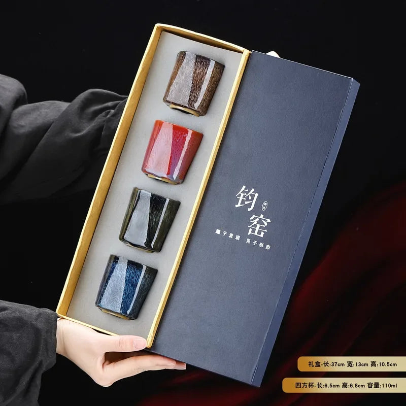 Tradiční japonské porcelánové hrnečky na čaj - více variant