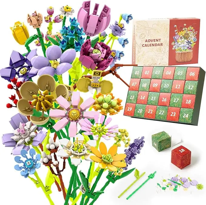 Premium adventní kalendář Flower Bouquet - více variant