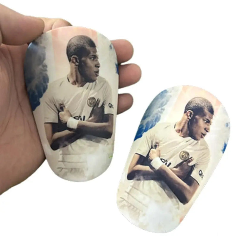 Designové fotbalové chrániče na holeň - Kylian Mbappé