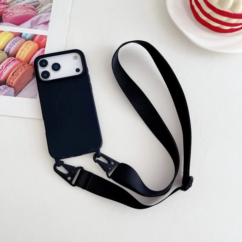 Popruh s pouzdrem pro iPhone 16-17 Pro/Pro Max/Air - více variant