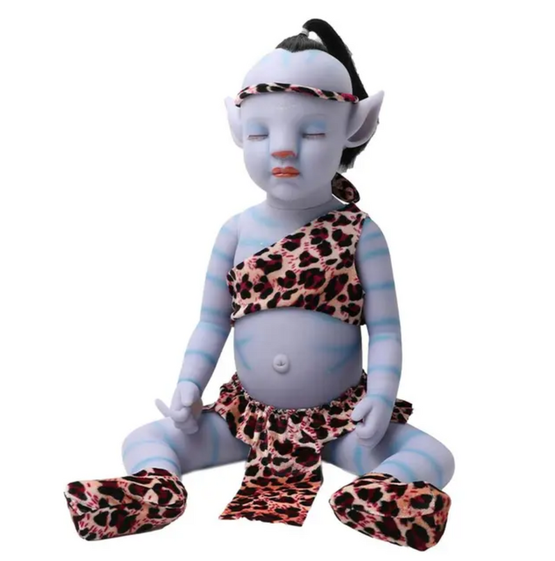 Svítící realistická panenka Avatar | 30 cm