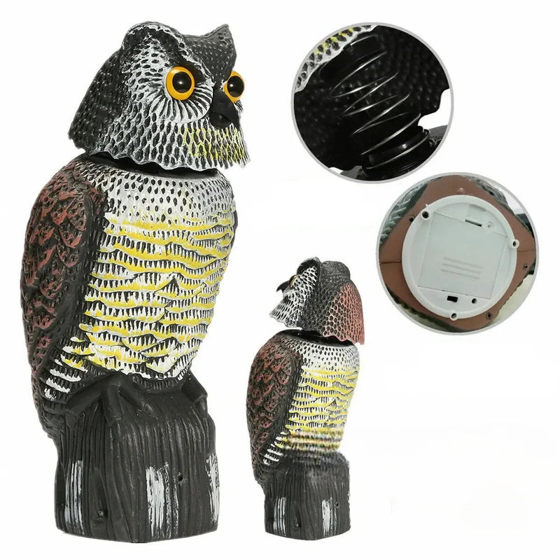 GardenProtect™ Designový plašič ptáku sova - více variant