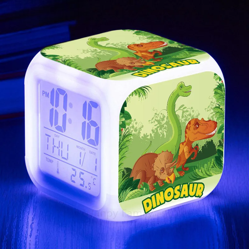 Designový LED budík dinosauři Jurský svět - více variant