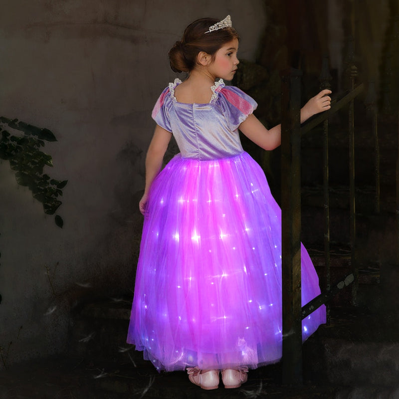 Dětské svítící šaty Locika