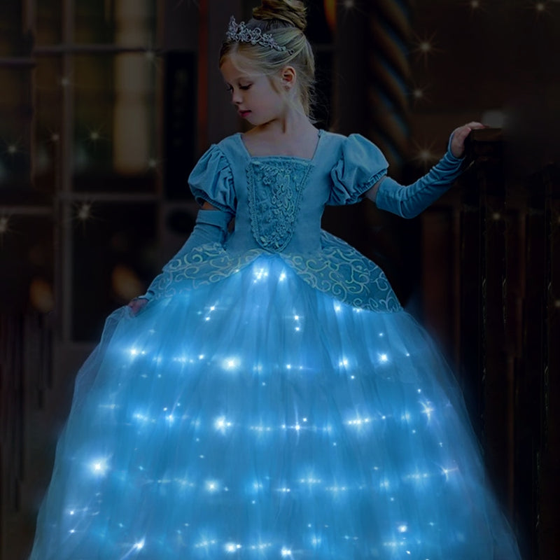 Dětské svítící šaty Frozen