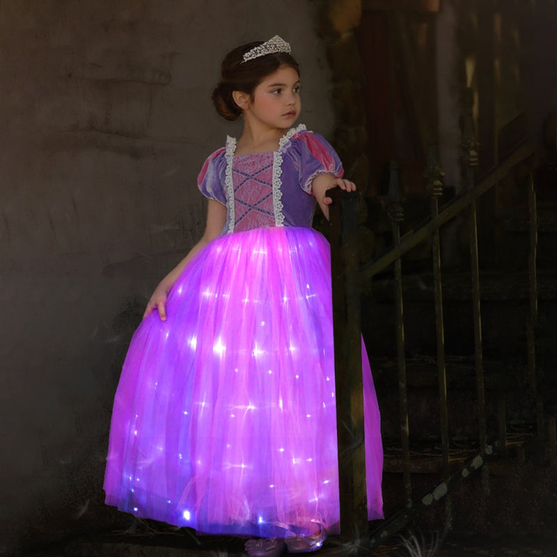 Dětské svítící šaty Locika